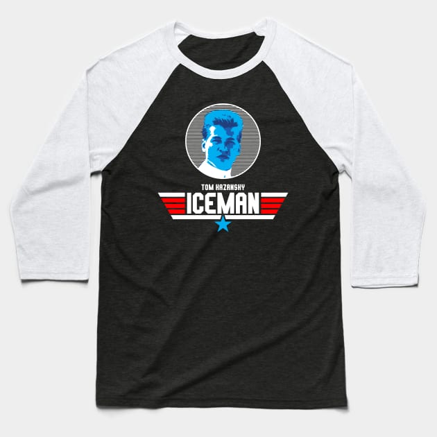 iceman top gun Baseball T-Shirt by digitalage